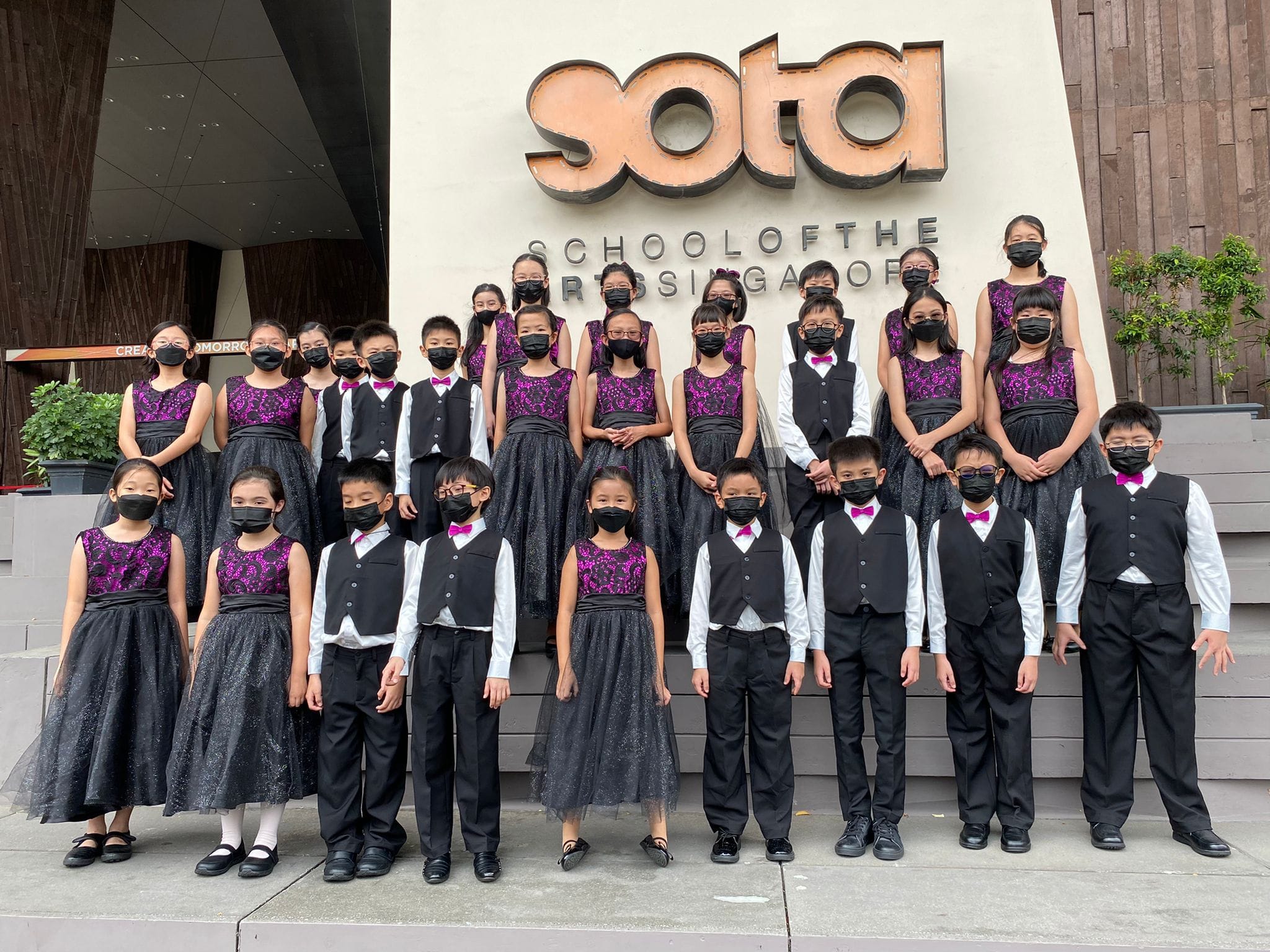 String Ensemble group photo after performing at SYF